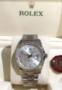 2008 Rolex, 36mm Oyster Perpetual "Day-Date President" Chronometer Ref.118239 in 18KWG. B&P