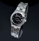 1999 Vacheron Constantin 35mm Overseas Chronometer 42052/423A Black dial automatic date 150m in Steel & agent serviced
