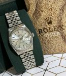 C.1980s Rolex 36mm Oyster Perpetual "Datejust" Chronometer ref.16014 in 18KWG & Steel. 1 owner and fresh RSC $3.9K service
