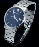 Mont Blanc, 38mm "Summit" Ref.7093 Gents quartz+date in Steel