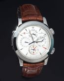 2010 Jaeger LeCoultre, 43mm "Master Grand Réveil" auto Perpetual Calendar with Alarm Ref.Q163842A in Steel