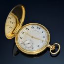 C.1927 Vacheron & Constantin 54mm Hunting case pocket watch with guilloché dial in 113g 18KYG. Archive cert