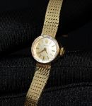 C.1960s Rolex lady 15mm manual winding in 14KYG with bracelet