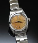 C.1953 Rolex 30mm Oyster Speedking Precision Ref.6020 manual winding in Steel with riveted and spring bracelet