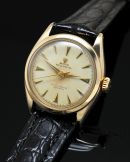 C.1952 Rolex 34mm Ref.6084 Oyster Perpetual Chronometer semi-bubble back automatic in 14KYG