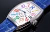 Franck Muller, Jumbo "Crazy Hour Color Dreams" auto in steel