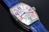 Franck Muller, Jumbo "Crazy Hour Color Dreams" auto in steel