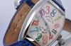 Franck Muller, Jumbo "Crazy Hour Color Dreams" auto in steel