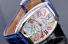 Franck Muller, Jumbo "Crazy Hour Color Dreams" auto in steel