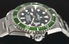 Rolex, Oyster Perpetual Date 50th anniversary "Green Submariner" Ref.16610LV in Steel. F Series