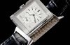 Jaeger LeCoultre, "Grande Reverso Ultra Thin Duoface Bleu" Boutique model Special Edition Ref.378858J in Steel