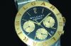Bvlgari 36mm "Sport Chronograph" chronometer automatic date Ref.CH35SG in 18KYG & Steel