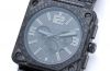 2016 unused Bell & Ross, 46mm "Aviation BR01-94-C" Limited Edition of 500pcs auto/date Chronograph in Carbon Fiber case