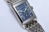 Jaeger LeCoultre, Gents "Reverso Duo Night & Day" Ref.270.3.54 in 18KWG with gold bracelet