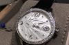 Girard Perregaux Lady's 38mm Cat's Eye Automatic Power Reserve Date Ref. 80486D11A161-CK6A in Steel with diamonds bezel