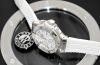 *NEW* Hublot, 41mm "Big-Bang Steel White Diamonds" auto/date Chronograph Ref.342.SE.230.RW in White rubber & Steel 114 Diamonds