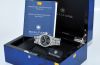 Scalfaro 42mm "Cap d'Antibes" automatic Chronograph in Steel with factory diamonds bezel