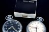 New Old Stock 1960-70s Smiths 51mm open face pocket watch white dial manual wind in chromed case