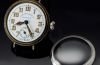West End Watch Co C.1920s 32mm "Secundus" Trench Watch style manual winding with white enamel dial in alloy/steel