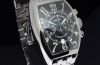 Franck Muller, 39x55mm Jumbo "Casablanca Chronograph" automatic date Ref.8885CCC DT in Steel with bracelet B&P