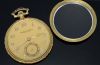 C.1925 Vacheron & Constantin Geneve-Suisse 44mm Art Deco Open face pocket watch with Breguet numerals in 18KYG & enamel. Cert