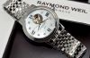 Raymond Weil, 30mm "lady's Maestro" auto/date Ref.2627-ST-00994 in Steel with Diamonds