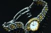 Chopard lady's "Gstaad" quartz/date Ref.32/8116 in 18KYG & steel with diamonds dial
