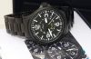 Sinn, 40mm "Pilot's watch UTC, antimagnetic" Ref.856S Dual-time auto/date in Black PVD Steel