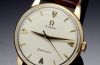Omega, vintage 35mm C.1958 Ref.2895 Ivory dial indirect center sweep seconds manual winding in 14KYG