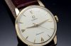 Omega, vintage 35mm C.1958 Ref.2895 Ivory dial indirect center sweep seconds manual winding in 14KYG