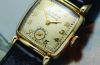 Bulova Excellency manual winding Art Deco small seconds in 10K Yellow Gold Filled case with tear-drop lugs