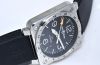 Bell & Ross, 42mm Aviation BR03-93-S GMT auto/date in Steel