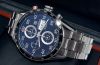 Tag Heuer, 43mm "Carrera Calibre 16 Chronograph Day Date" Ref.CV2A10BA automatic Tachymetre in Steel