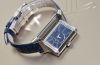 Jaeger LeCoultre lady's "Reverso One Duetto" 3348420 manual winding dual face in Steel with 56 diamonds