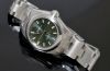Rolex Lady's Oyster Perpetual 26 Ref.176200 automatic Chronometer Olive Green dial in Steel
