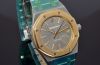 C.1990s Audemars Piguet, 36mm "Royal Oak" automatic date Ref.14790SA Grey dial in 18KYG & Steel. Factory restored+cert