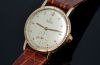 C.1940s vintage Rolex 31mm Precision Ref.8170 manual winding small seconds with engine turned bezel in 10K Pink Gold