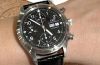 2001 IWC, 39mm Ref.3706 "Pilot's Chronograph" automatic day-date antimagnetic in Steel. Full set