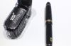 Mont Blanc "Meisterstuck 149" 4810 fountain pen in black resin and gold with ink well set