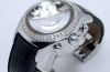 Corum, 45mm Bubble Chronograph Quartz/date in steel Ref.396.150.20 with factory diamonds bezel