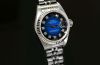 2002 Rolex Oyster Perpetual "Lady's Datejust" chronometer Ref.79174 Vigentte Blue dial with Diamonds in 18KWG & Steel. B&P