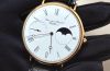 2004 IWC, 46mm Ref.5251 "Portofino Hand Wound Moon phase" in 18KYG with glass back. B&P