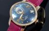 Girard Perregaux Lady's 35mm Cat's Eye Automatic Power Reserve Date Ref.80480D0A52.22L2 in 18K Rose Gold with diamonds bezel