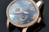 Girard Perregaux Lady's 35mm Cat's Eye Automatic Power Reserve Date Ref.80480D0A52.22L2 in 18K Rose Gold with diamonds bezel
