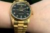 Rolex C.1985 36mm rare Oyster Perpetual President Day-date Chronometer Ref.18078 Bark finished in 18KYG with Rolex service