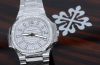 Rare 2012 Patek Philippe 33.6mm Lady's Nautilus 7008/1A-011 automatic date in Steel with Diamonds
