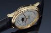 Blancpain, 34mm Villeret Quantieme 6595 full Calendar with moonphase automatic in 18KYG with diamonds & Pearl dial