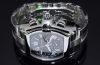 2010 Cartier, 40mm W62020X6 "Roadster XL" Chronograph automatic date Black dial in Steel. Svc'd