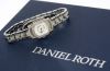 Daniel Roth lady's quartz Ref.548-B-10-111 in Steel with diamonds & Pearl dial. B&P