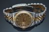 1989 Rolex 36mm Oyster Perpetual "Datejust" Chronometer Ref.16233 in 18KYG & Steel with Rare Houndstooth dial+10 Diamonds